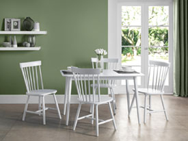 Julian Bowen Torino Living and Dining Collection in White Laquered Finish